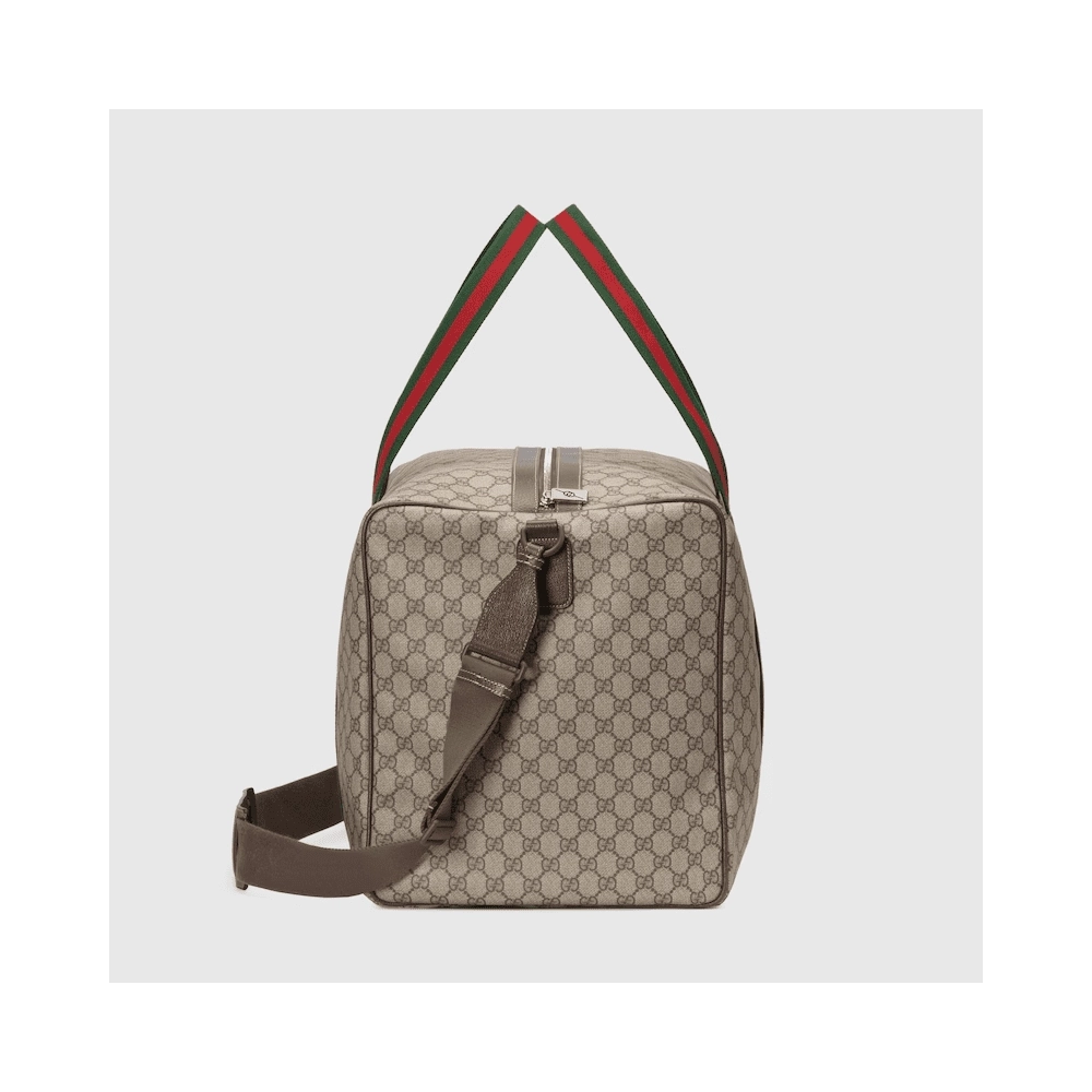 Gucci Large Duffle Bag With Web,GUCCI,BAGS