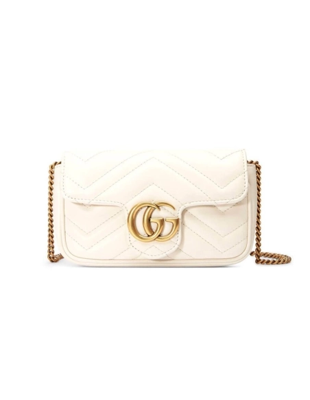 GUCCI Marmont Matelasse Leather Super Mini Bag,GUCCI,BAGS