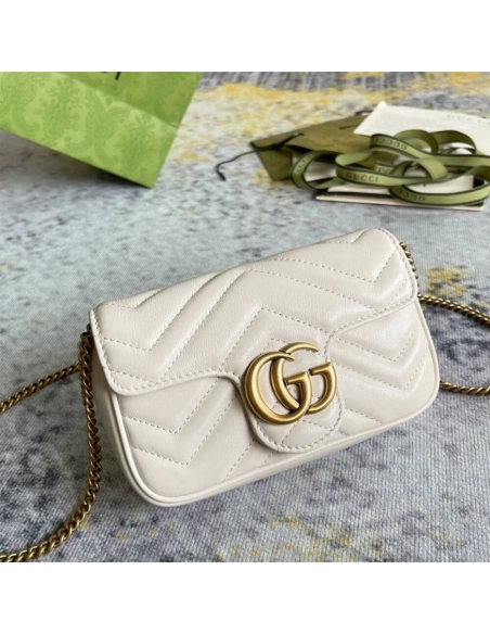 GUCCI Marmont Matelasse Leather Super Mini Bag,GUCCI,BAGS