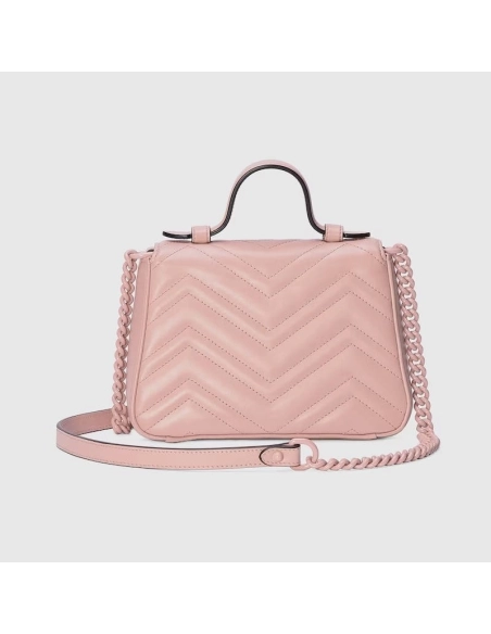 GUCCI MARMONT MINI TOP HANDLE BAG,GUCCI,BAGS