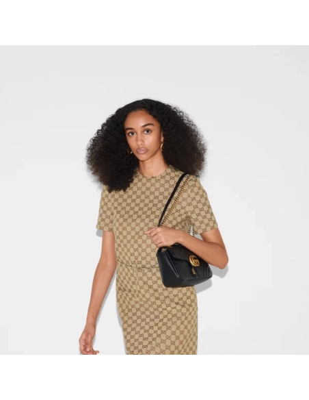 GUCCI MARMONT SMALL MATELASSe SHOULDER BAG,GUCCI,BAGS