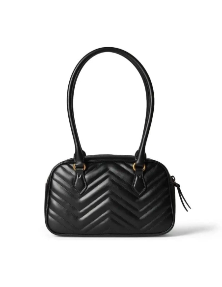 GUCCI MARMONT SMALL TOP HANDLE BAG,GUCCI,BAGS