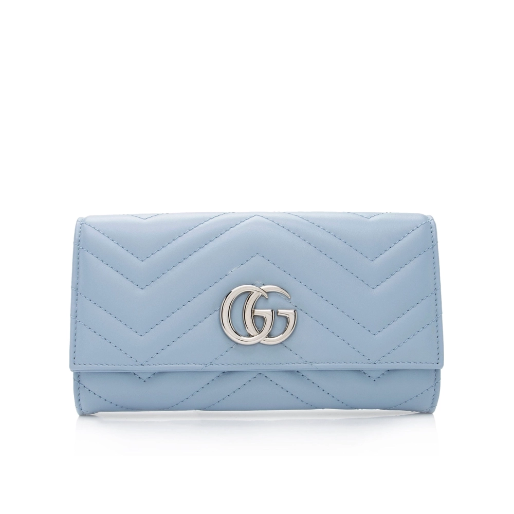 Gucci Matelasse Leather GG Marmont Continental Wallet (SHF TBdtm3),GUCCI,BAGS