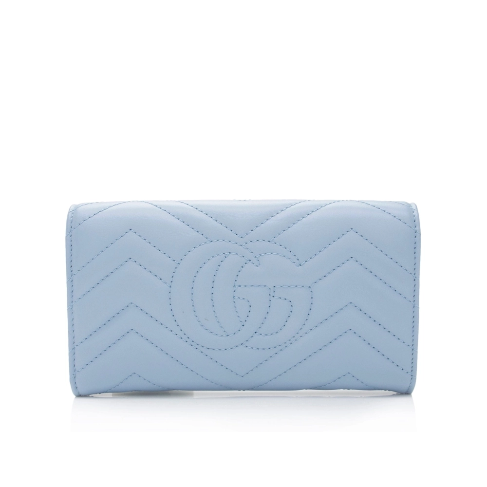 Gucci Matelasse Leather GG Marmont Continental Wallet (SHF TBdtm3),GUCCI,BAGS