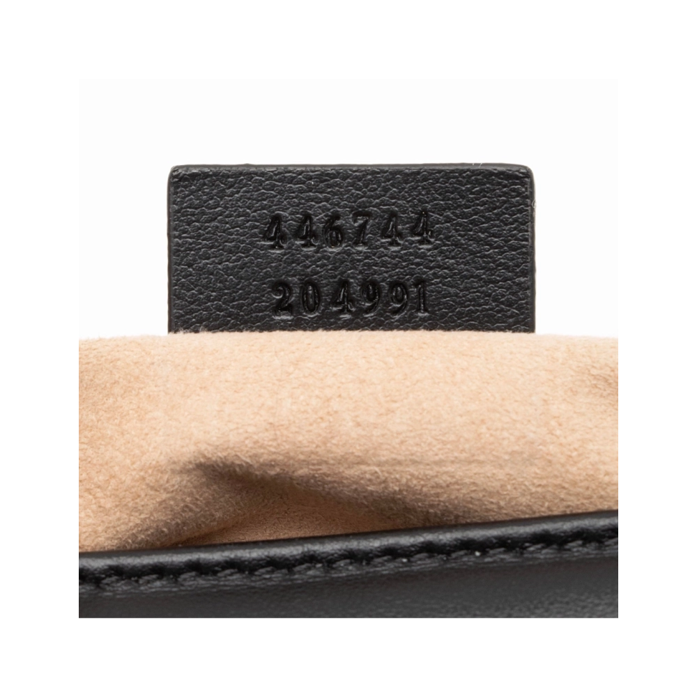 Gucci Matelasse Leather GG Marmont Mini Shoulder Bag (SHF V1dIip),GUCCI,BAGS