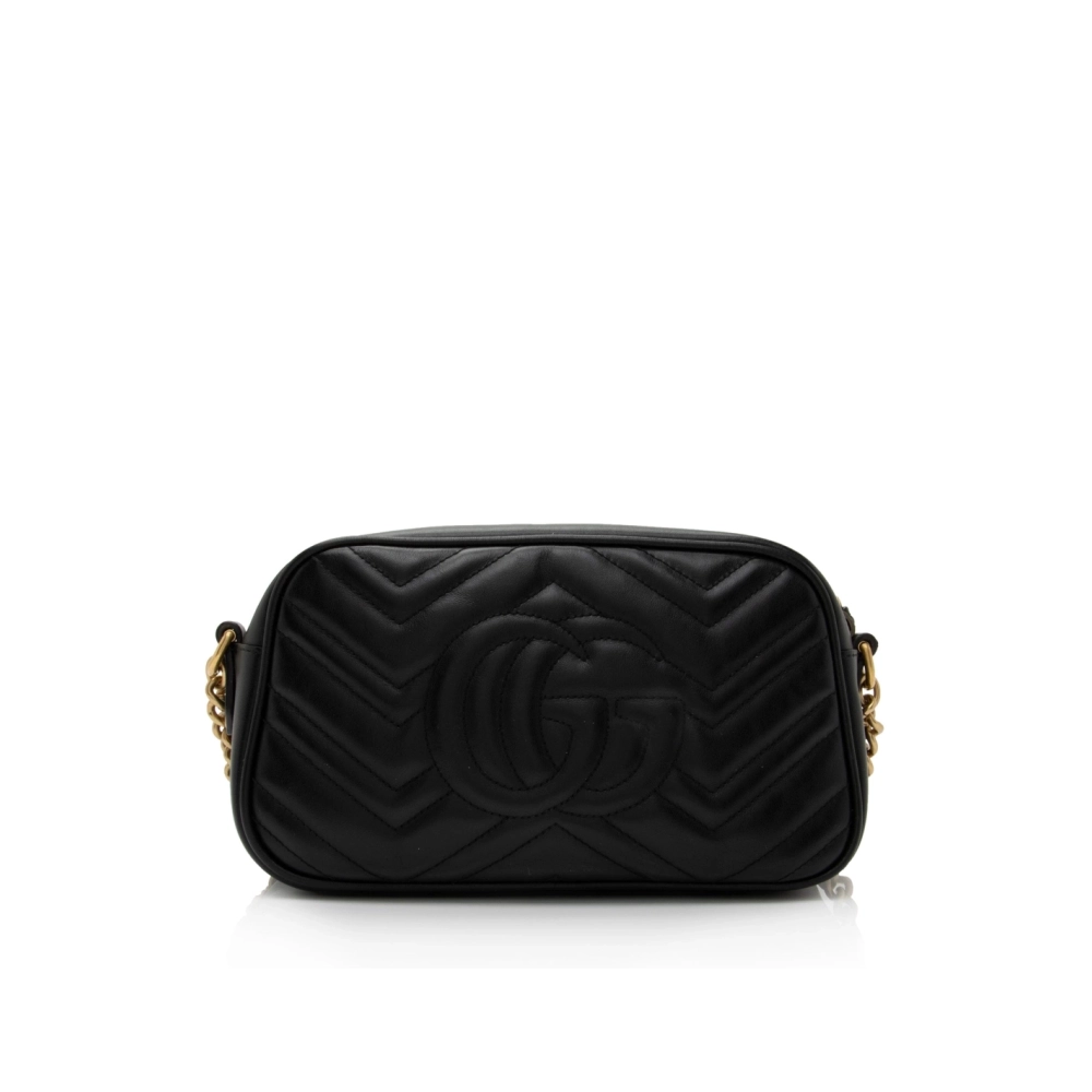 Gucci Matelasse Leather GG Marmont Small Shoulder Bag (SHF 8WEwIl),GUCCI,BAGS