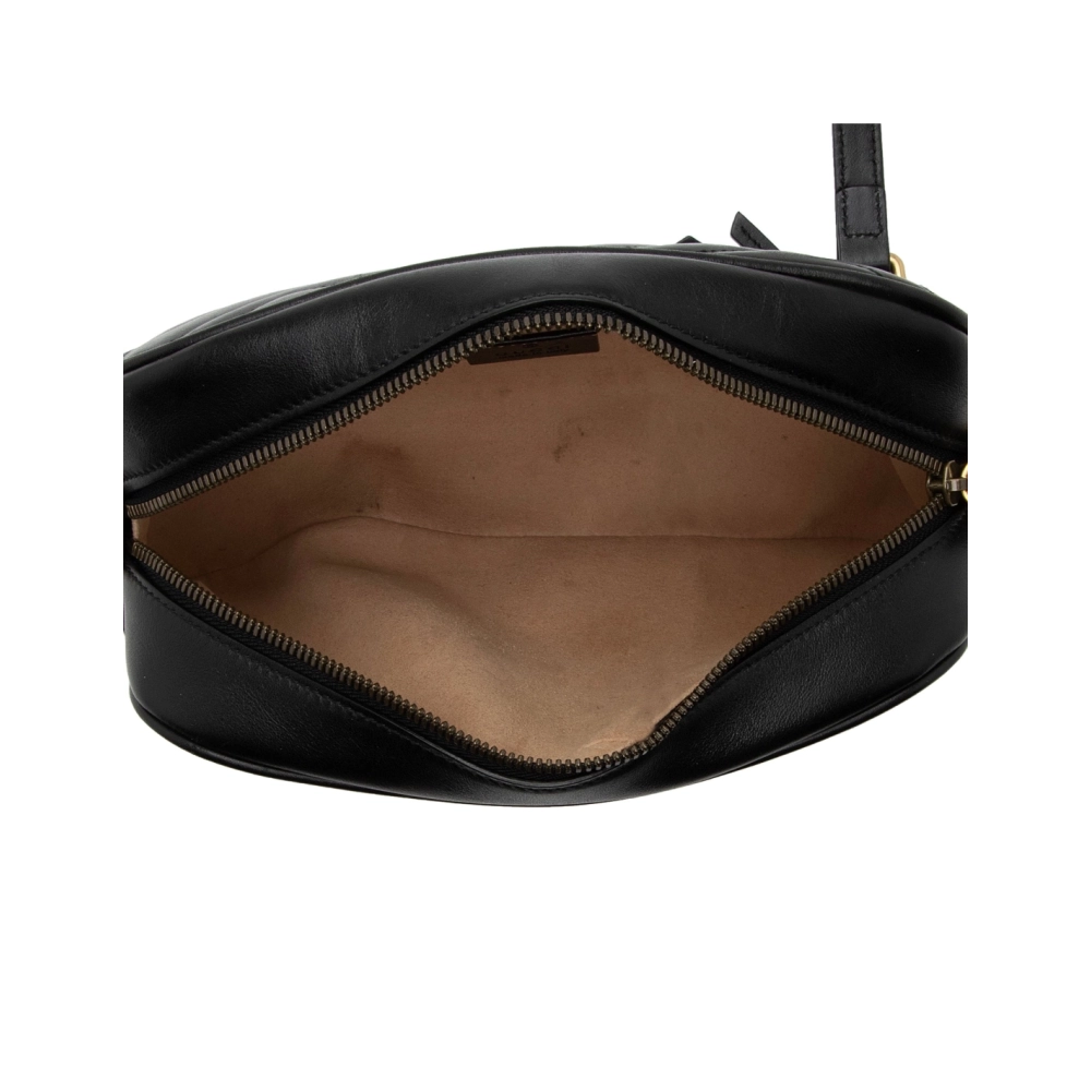 Gucci Matelasse Leather GG Marmont Small Shoulder Bag (SHF 8WEwIl),GUCCI,BAGS