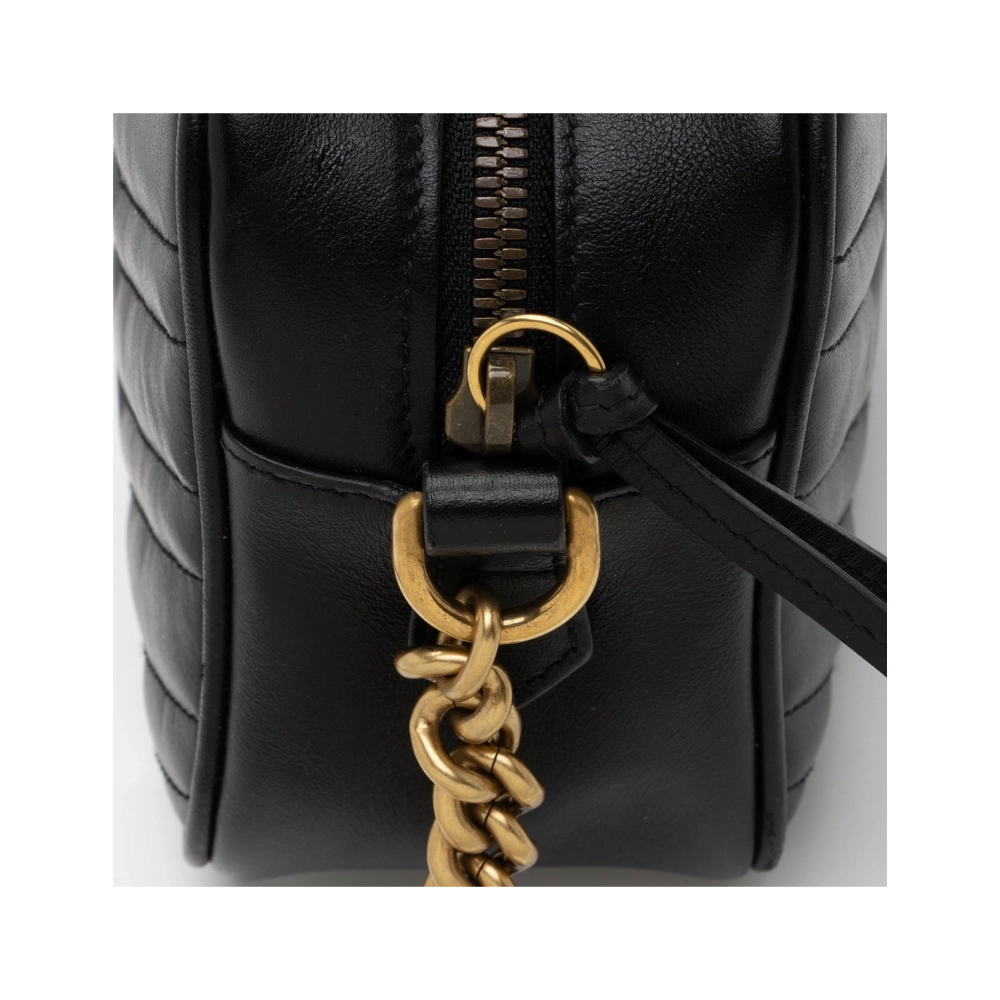 Gucci Matelasse Leather GG Marmont Small Shoulder Bag (SHF 8WEwIl),GUCCI,BAGS