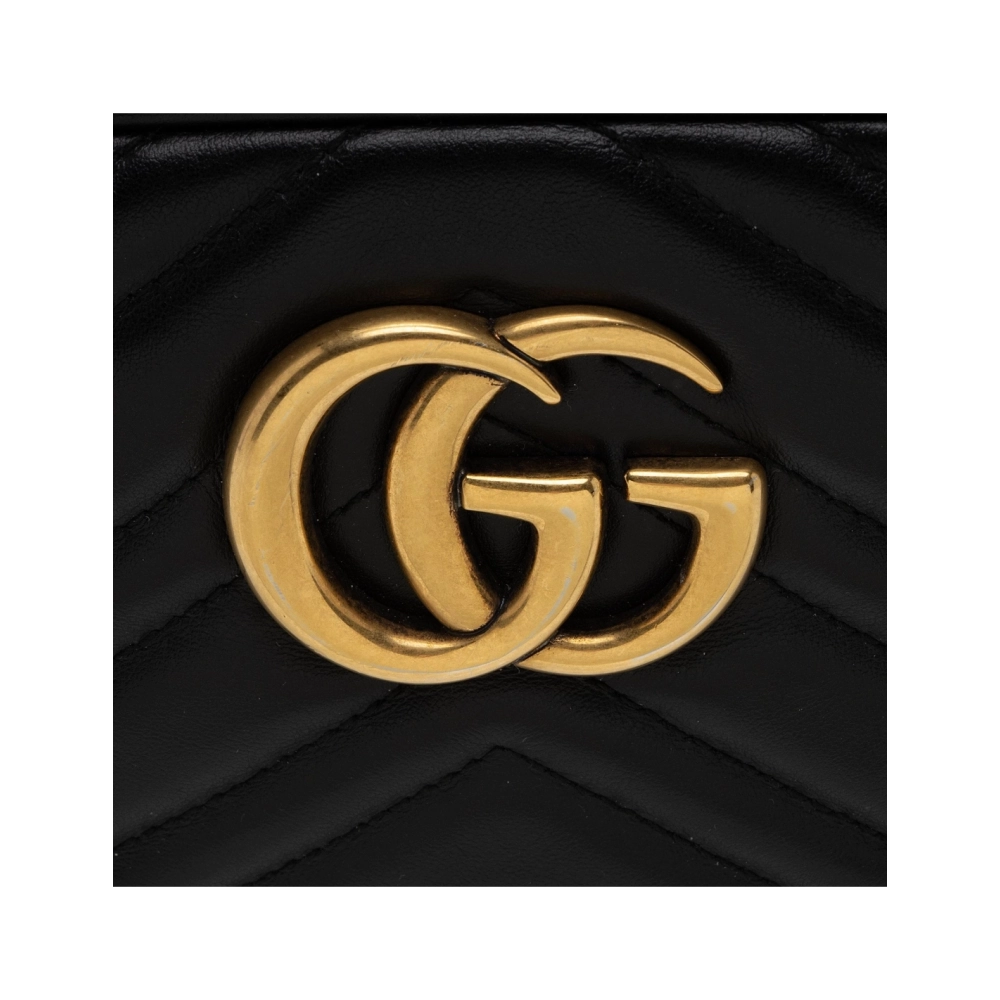 Gucci Matelasse Leather GG Marmont Small Shoulder Bag (SHF 8WEwIl),GUCCI,BAGS