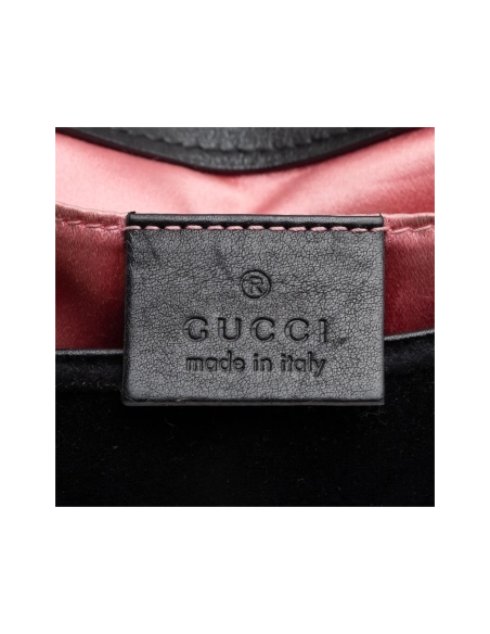 Gucci Matelasse Velvet GG Marmont Mini Shoulder Bag (SHF 22601),GUCCI,BAGS