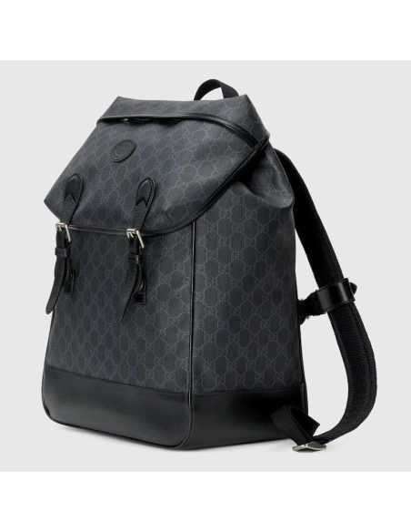 GUCCI MEDIUM BACKPACK WITH INTERLOCKING G,GUCCI,BAGS