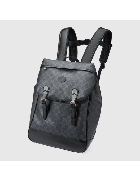 GUCCI MEDIUM BACKPACK WITH INTERLOCKING G,GUCCI,BAGS