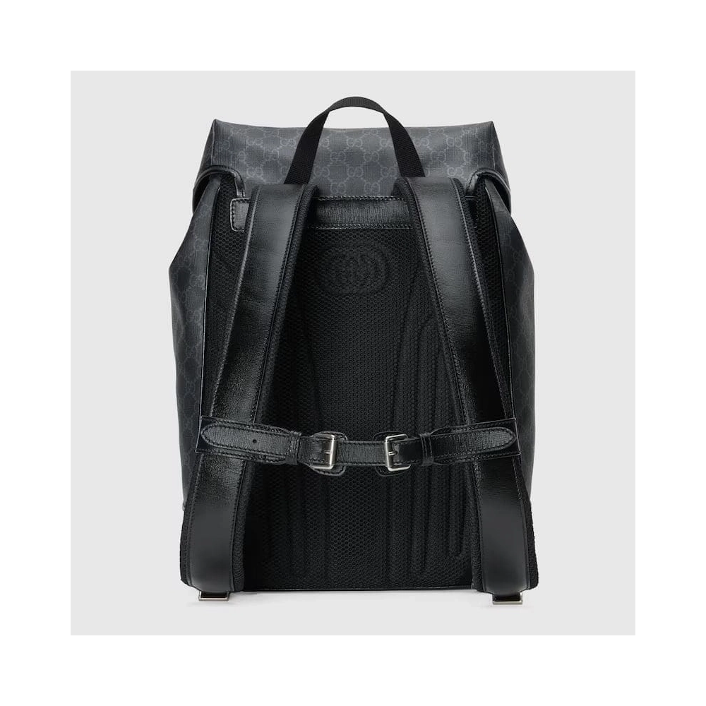 GUCCI MEDIUM BACKPACK WITH INTERLOCKING G,GUCCI,BAGS