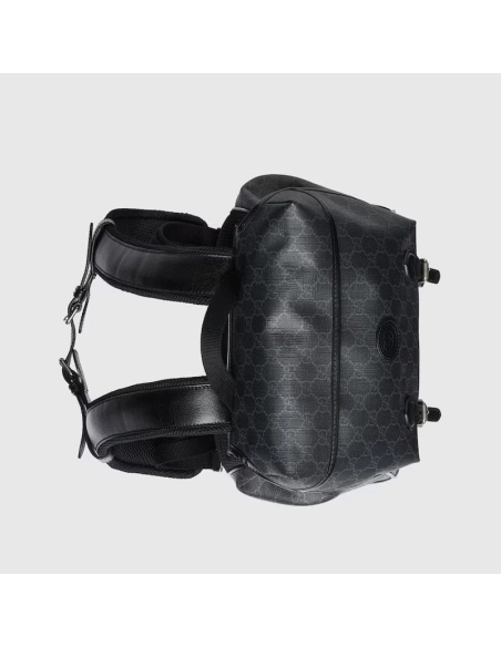 GUCCI MEDIUM BACKPACK WITH INTERLOCKING G,GUCCI,BAGS