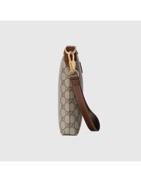 GUCCI MESSENGER BAG WITH INTERLOCKING G,GUCCI,BAGS