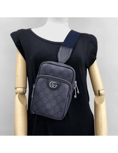 Gucci Mini Ophidia GG Supreme Messenger Bag,GUCCI,BAGS