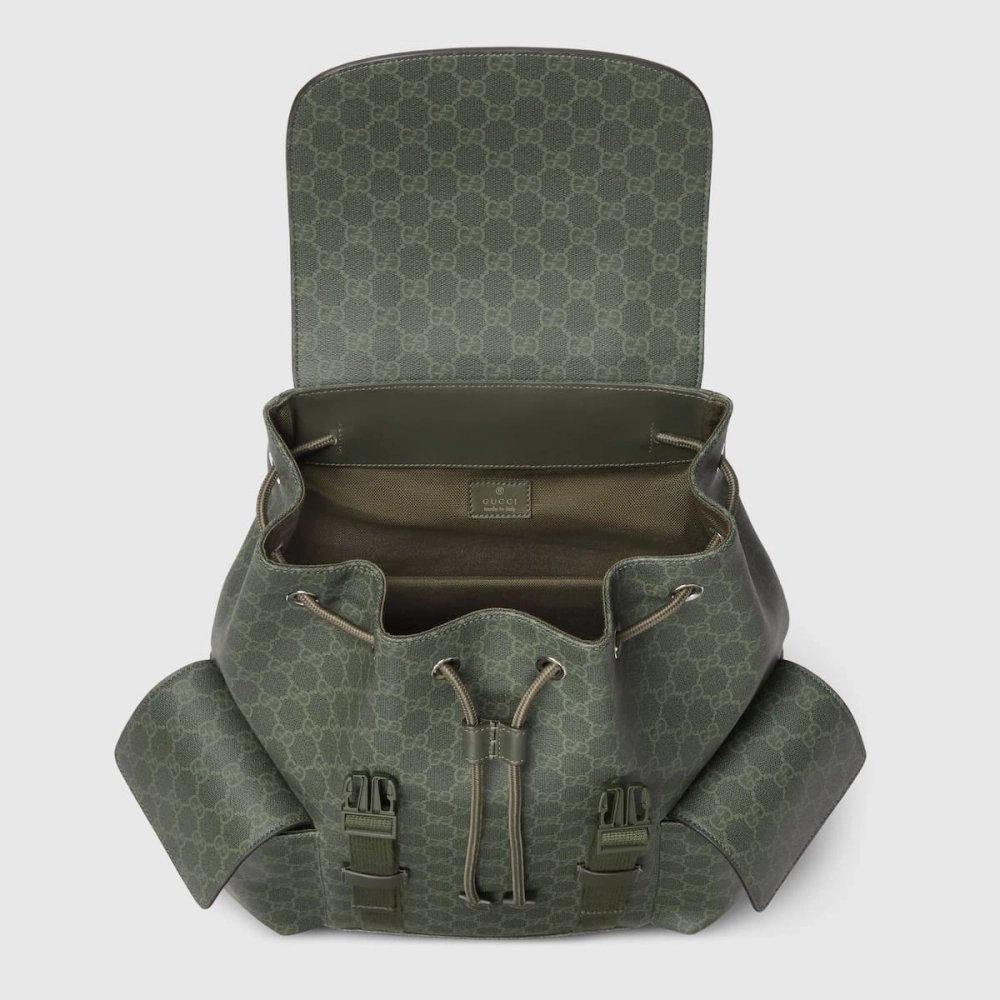 Gucci Monogram Large Backpack,GUCCI,BAGS