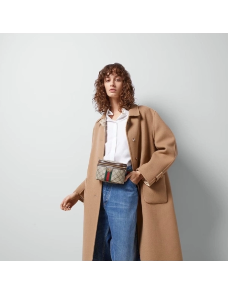 GUCCI OPHIDIA BELT BAG WITH WEB,GUCCI,BAGS
