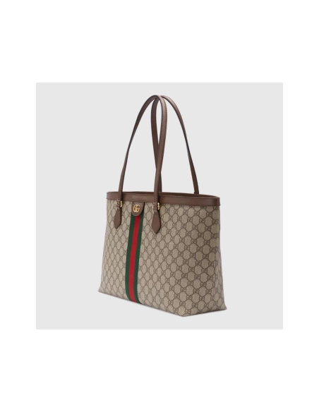 GUCCI OPHIDIA GG MEDIUM TOTE INT,GUCCI,BAGS