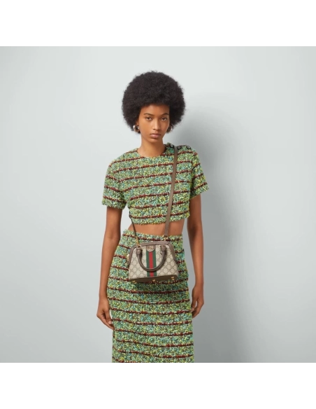 GUCCI OPHIDIA GG MINI TOP HANDLE BAG,GUCCI,BAGS