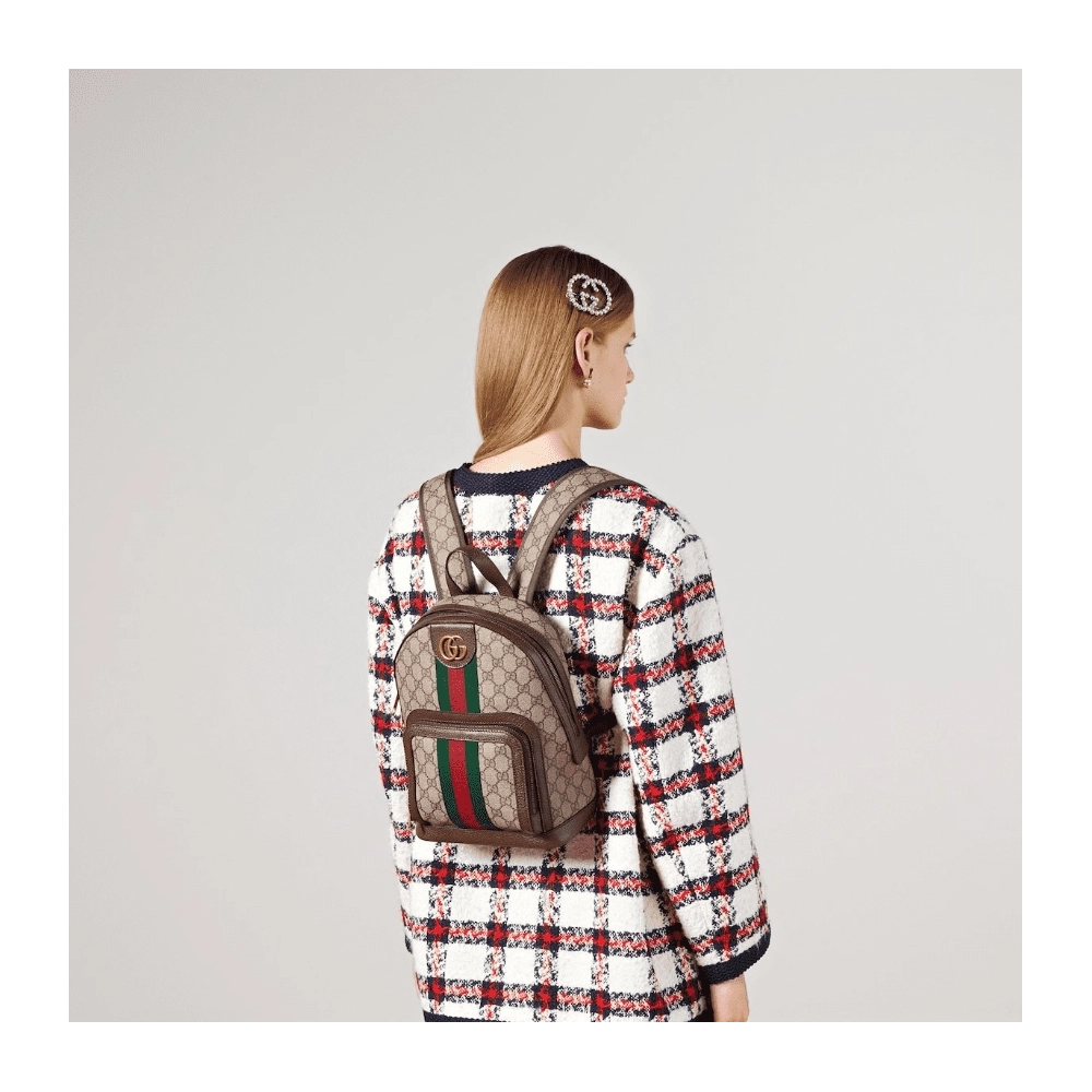 GUCCI OPHIDIA GG SMALL BACKPACK,GUCCI,BAGS
