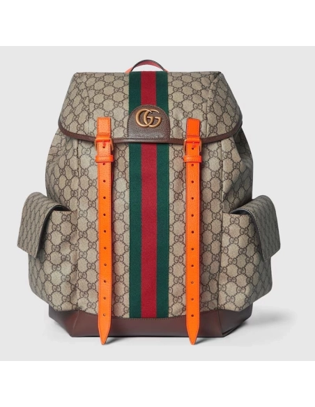 GUCCI OPHIDIA MEDIUM GG BACKPACK,GUCCI,BAGS