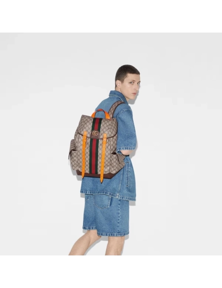 GUCCI OPHIDIA MEDIUM GG BACKPACK,GUCCI,BAGS