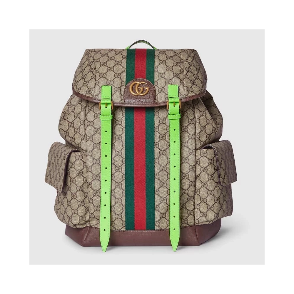 GUCCI OPHIDIA MEDIUM GG BACKPACK,GUCCI,BAGS