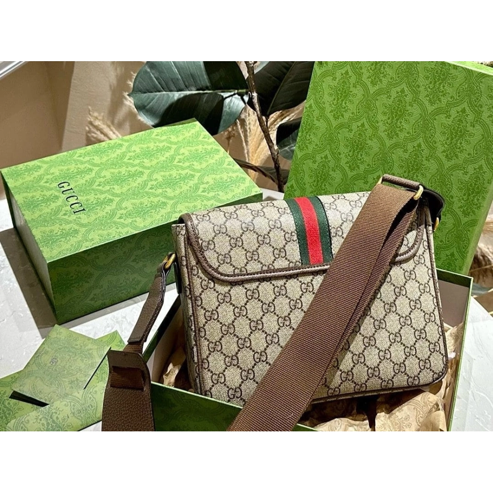 Gucci Ophidia Medium Messenger Bag,GUCCI,BAGS