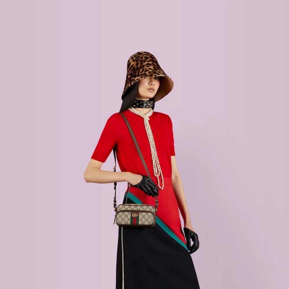 GUCCI OPHIDIA MINI BAG,GUCCI,BAGS