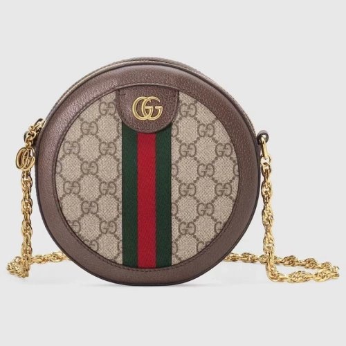 GUCCI OPHIDIA MINI GG ROUND SHOULDER BAG,GUCCI,BAGS