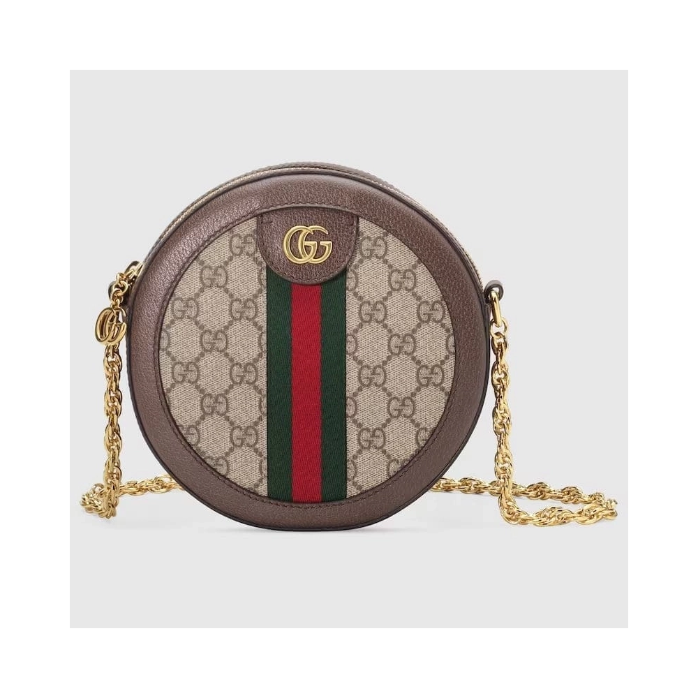 GUCCI OPHIDIA MINI GG ROUND SHOULDER BAG,GUCCI,BAGS