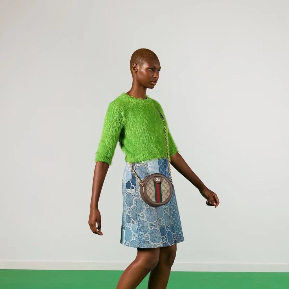 GUCCI OPHIDIA MINI GG ROUND SHOULDER BAG,GUCCI,BAGS