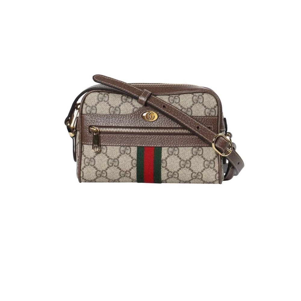 Gucci Ophidia Shoulder Bag GG Coated Canvas Mini,GUCCI,BAGS