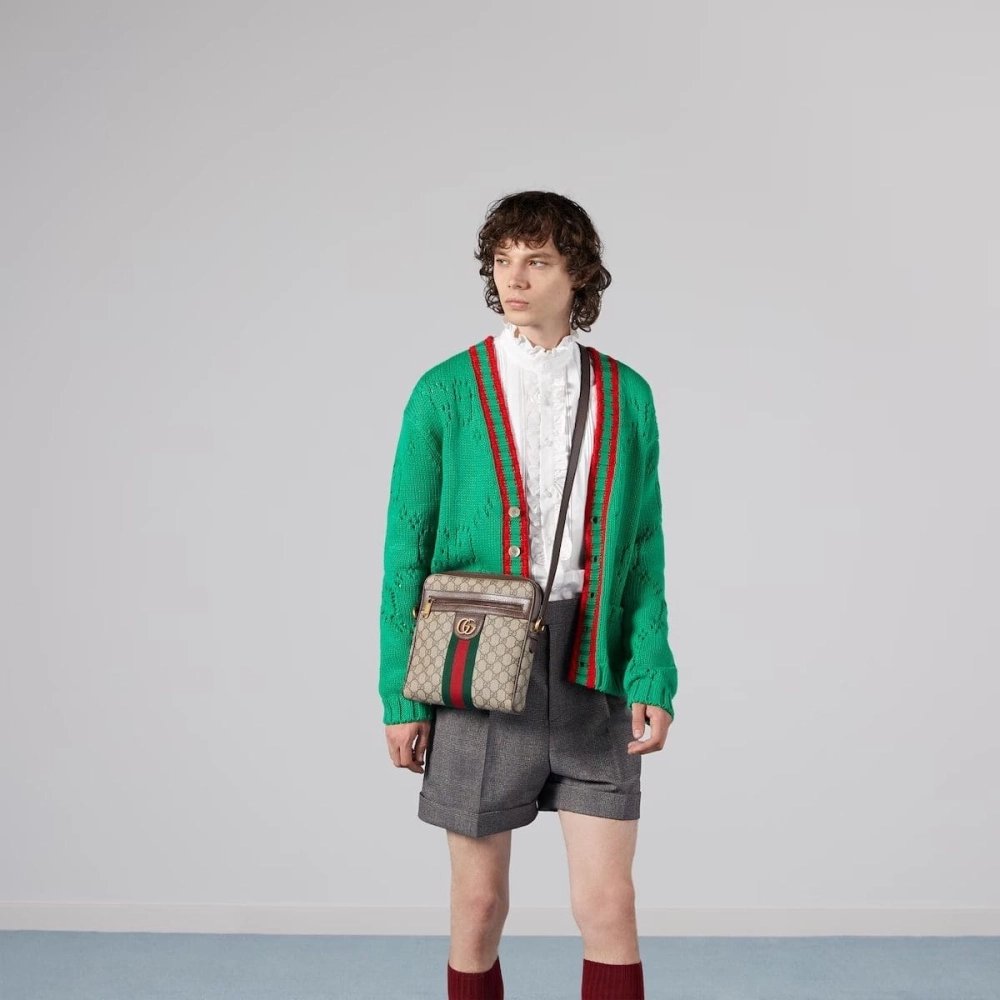 GUCCI OPHIDIA SMALL MESSENGER BAG,GUCCI,BAGS