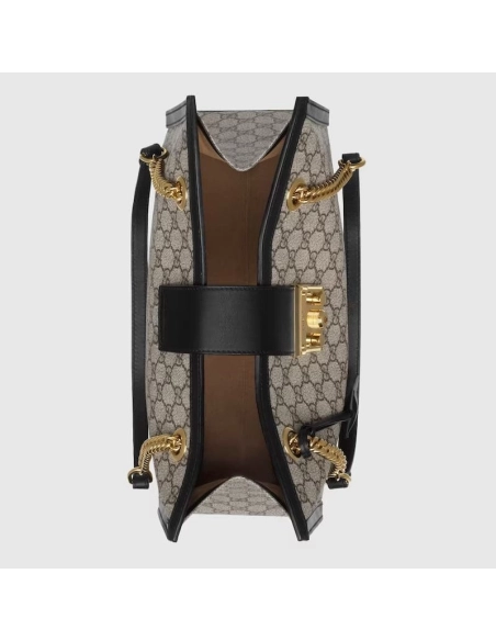 GUCCI PADLOCK MEDIUM GG SHOULDER BAG,GUCCI,BAGS
