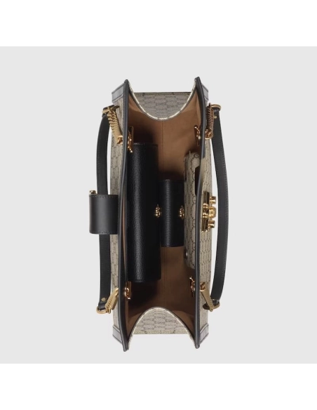 GUCCI PADLOCK MEDIUM GG SHOULDER BAG,GUCCI,BAGS