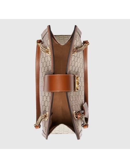 GUCCI PADLOCK MEDIUM GG SHOULDER BAG,GUCCI,BAGS