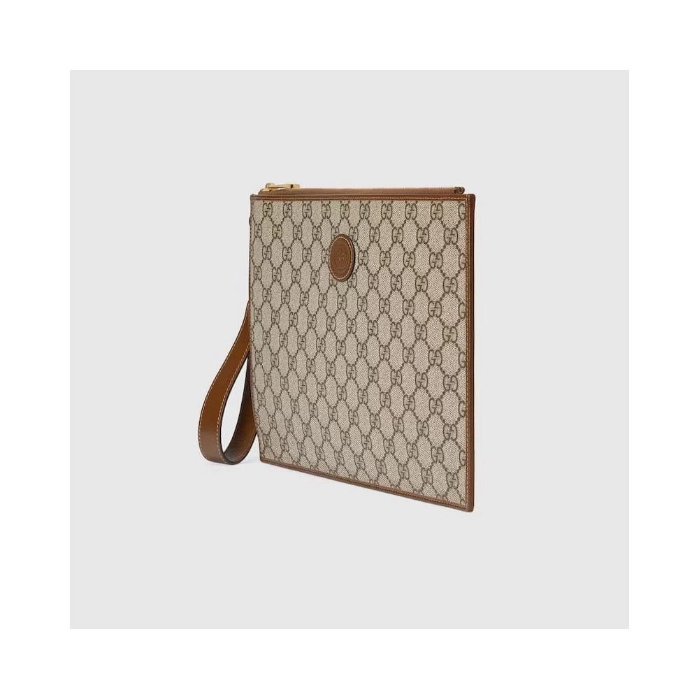GUCCI POUCH WITH INTERLOCKING G,GUCCI,BAGS