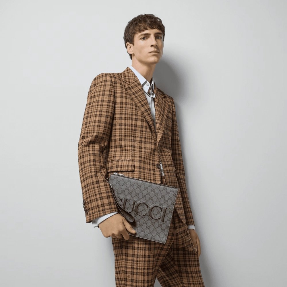 Gucci Pouch With Strap,GUCCI,BAGS