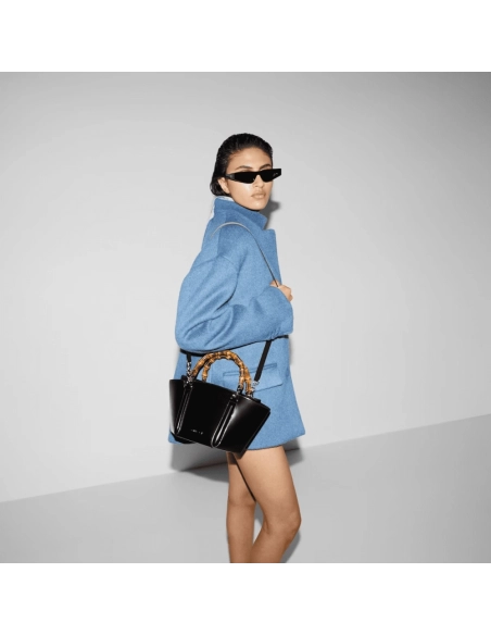 Gucci Small Bamboo Top Handle Tote Bag,GUCCI,BAGS