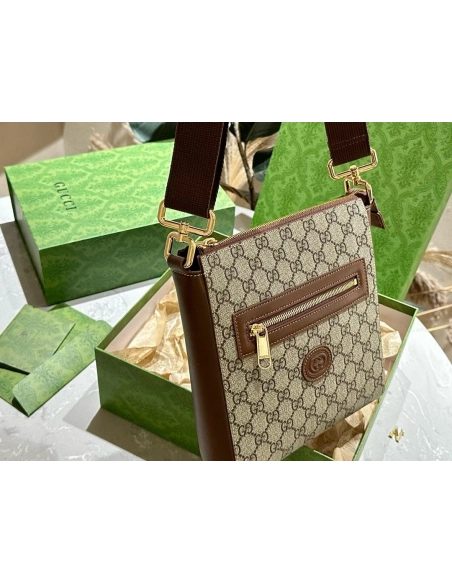 GUCCI SUPREME MESSENGER BAG,GUCCI,BAGS