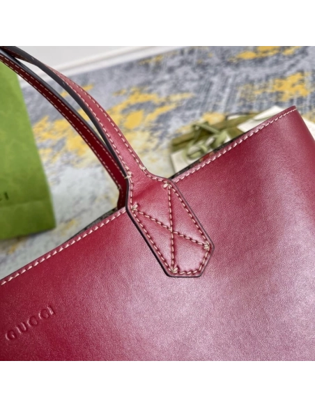 Gucci Tote Bag Floral Pattern GG Blooms Reversible Beige Pink,GUCCI,BAGS