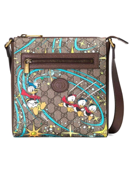 Gucci X Disney Donald Duck Messenger Bag,GUCCI,BAGS