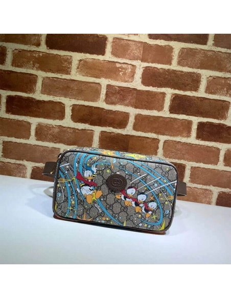 Gucci X Disney Donald Duck Print Belt Bag,GUCCI,BAGS