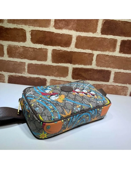 Gucci X Disney Donald Duck Print Belt Bag,GUCCI,BAGS