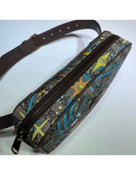 Gucci X Disney Donald Duck Print Belt Bag,GUCCI,BAGS