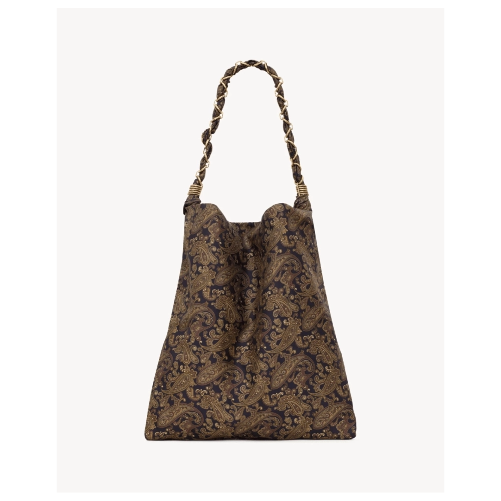 Saint Laurent AMALIA In Silk Twill,YSL,BAGS