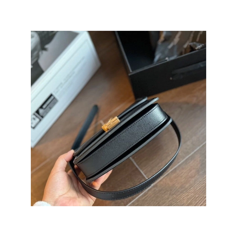 SAINT LAURENT BLACK SOLFERINO SHOULDER BAG,YSL,BAGS