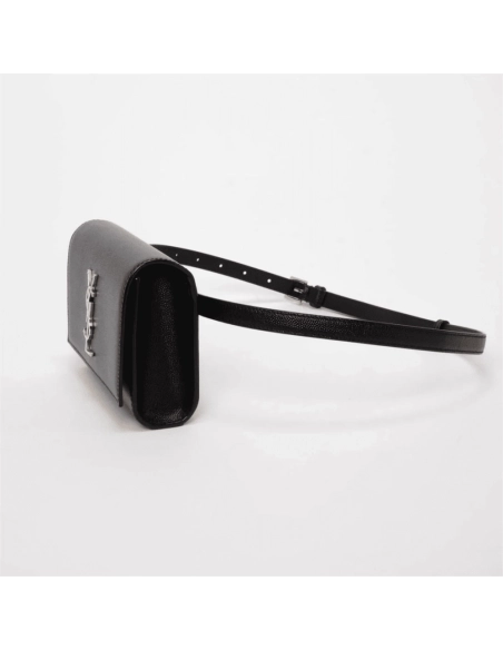 Saint Laurent Black Grain De Poudre Kate Belt Bag,YSL,BAGS